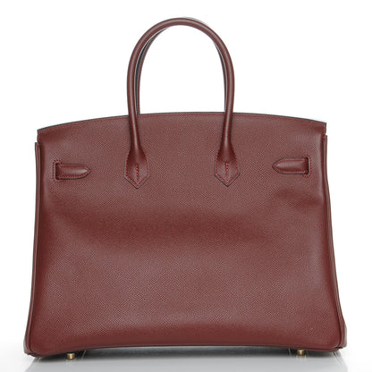Hermes Epsom Contour Birkin 35 Rouge H 4 of 27