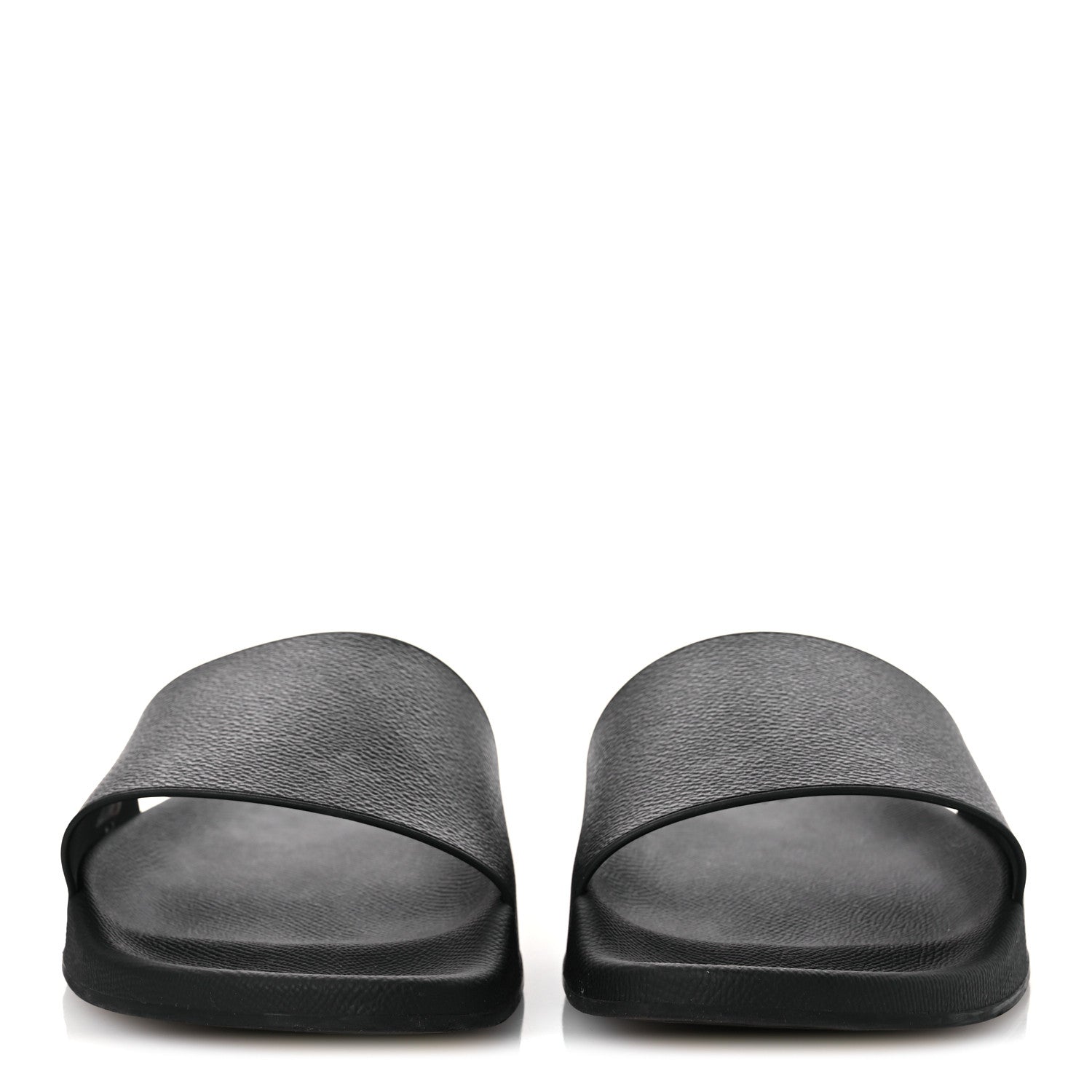 Louis Vuitton Monogram Eclipse Mens Waterfront Mules 7 Black 3 of 11