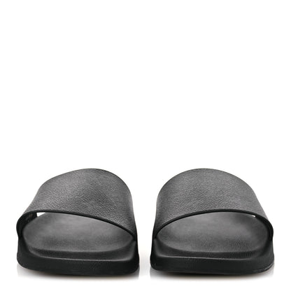 Louis Vuitton Monogram Eclipse Mens Waterfront Mules 7 Black 3 of 11