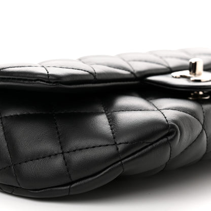 Chanel Calfskin Quilted CC Uniform Flap Belt Bag Black 10 of 12