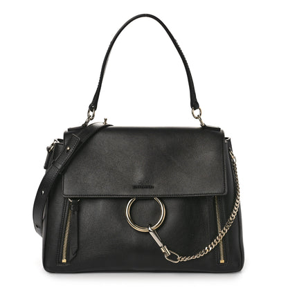 Chloe Calfskin Small Faye Day Shoulder Bag Black 1 of 10