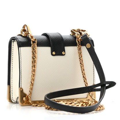 Prada Saffiano Cahier Mini Astrology Bag Talco 3 of 10