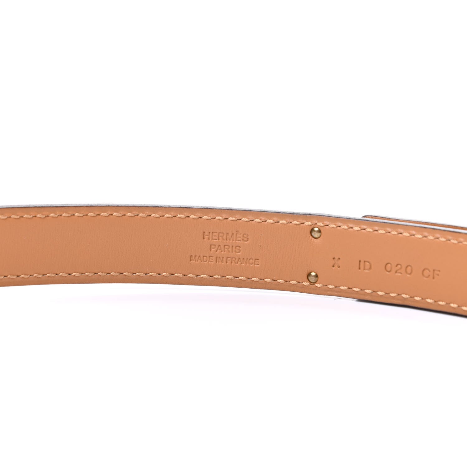 Hermes Epsom Kelly Belt Rouge Casaque 3 of 4