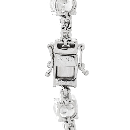 Parker & West by FASHIONPHILE 18K White Gold Diamond 11.36ctw Tennis Bracelet M 6 of 6