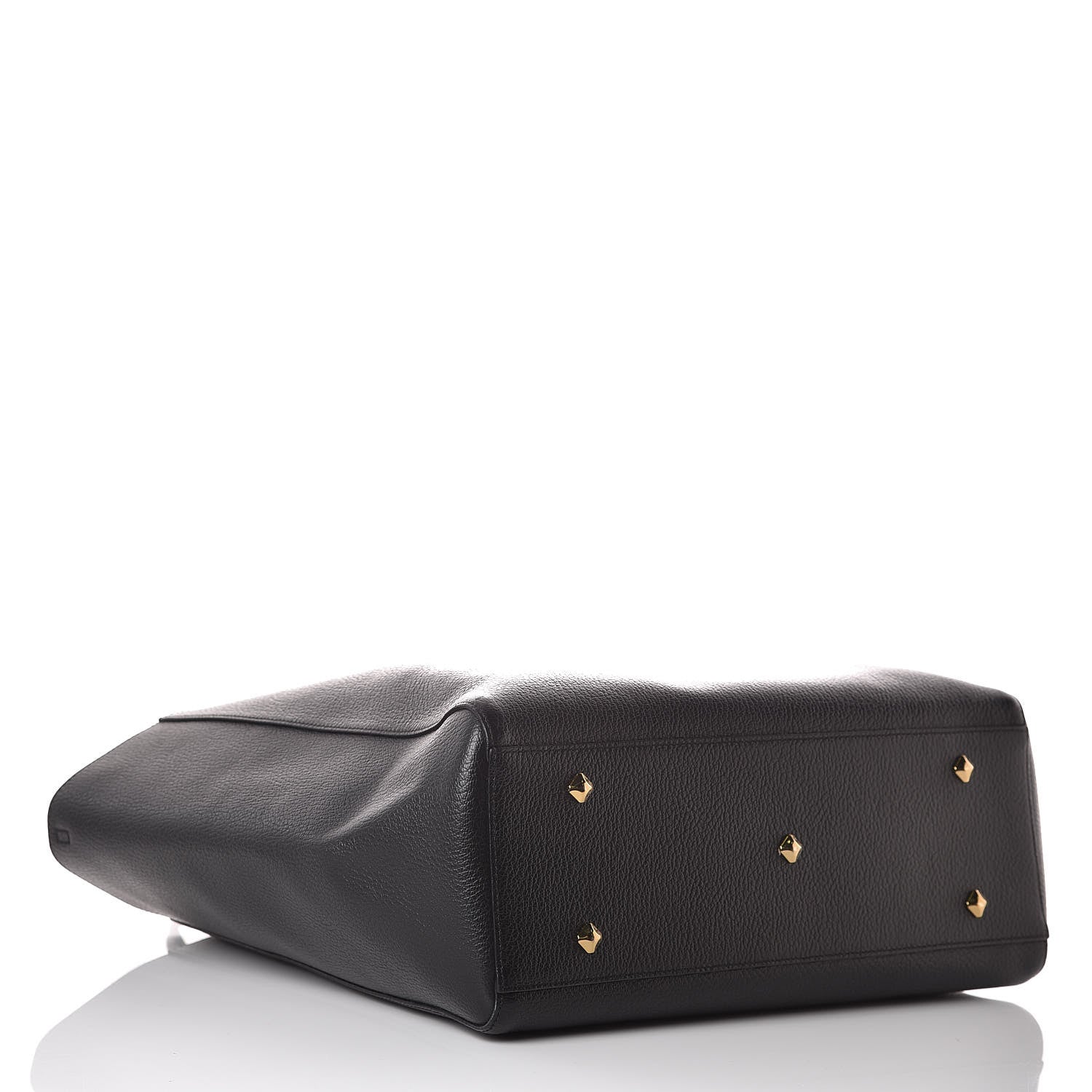 MCM Grained Calfskin Medium Reversible Wandel Tote Black 6 of 16