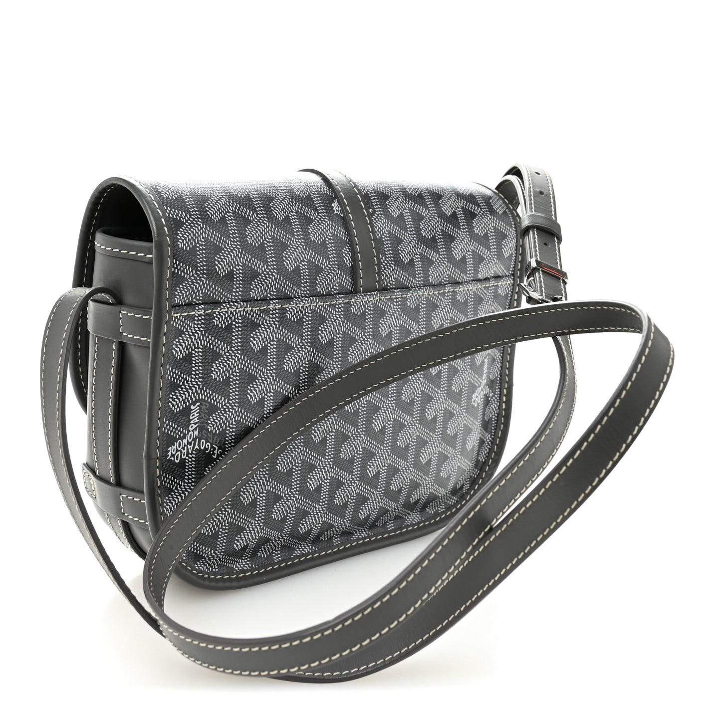 Goyardine Belvedere II PM Messenger Bag Gray