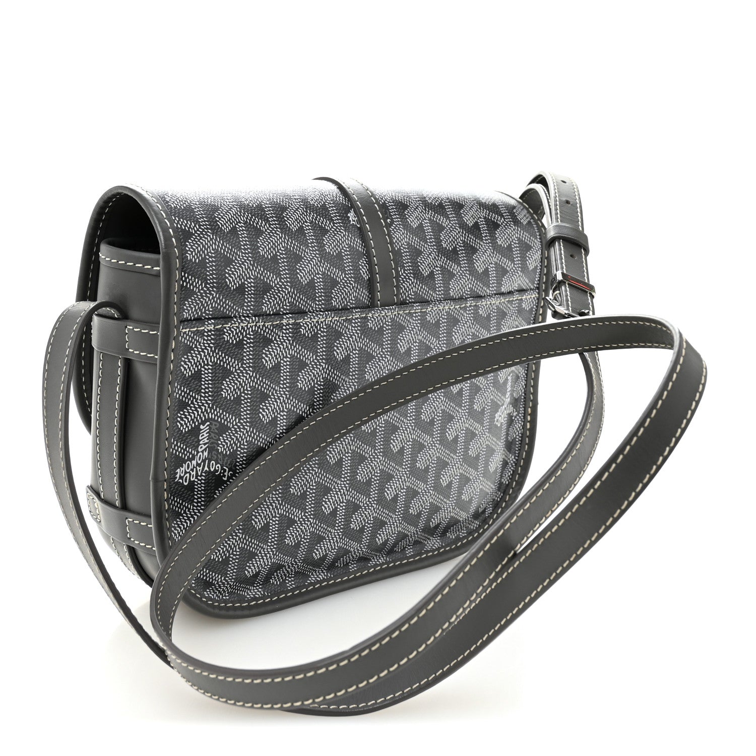 Goyard Goyardine Belvedere II PM Messenger Bag Gray 3 of 9