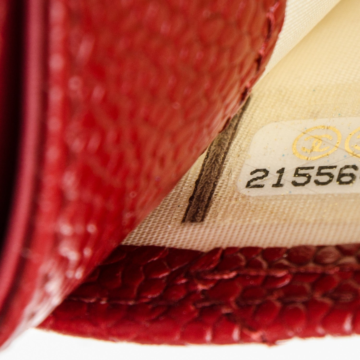 Chanel Caviar Quilted Card Holder Red 7 of 7