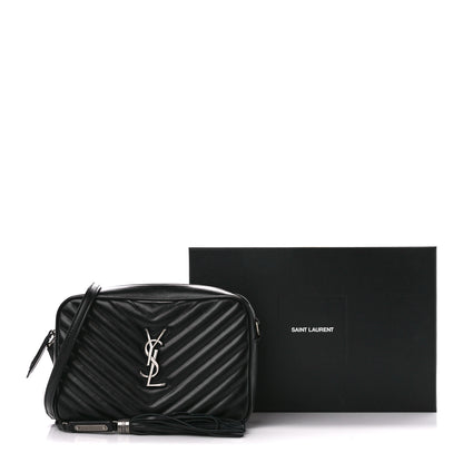 Saint Laurent Calfskin Matelasse Monogram Lou Camera Bag Black 12 of 12