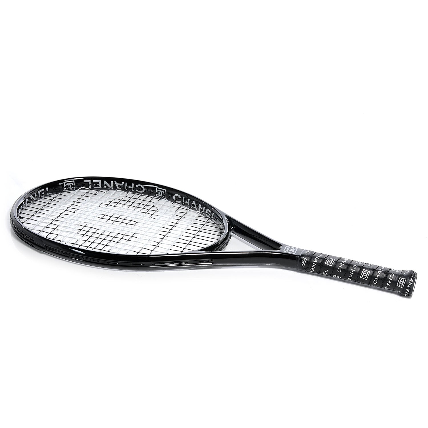 Chanel Graphite Tennis Racket Black 1 of 5