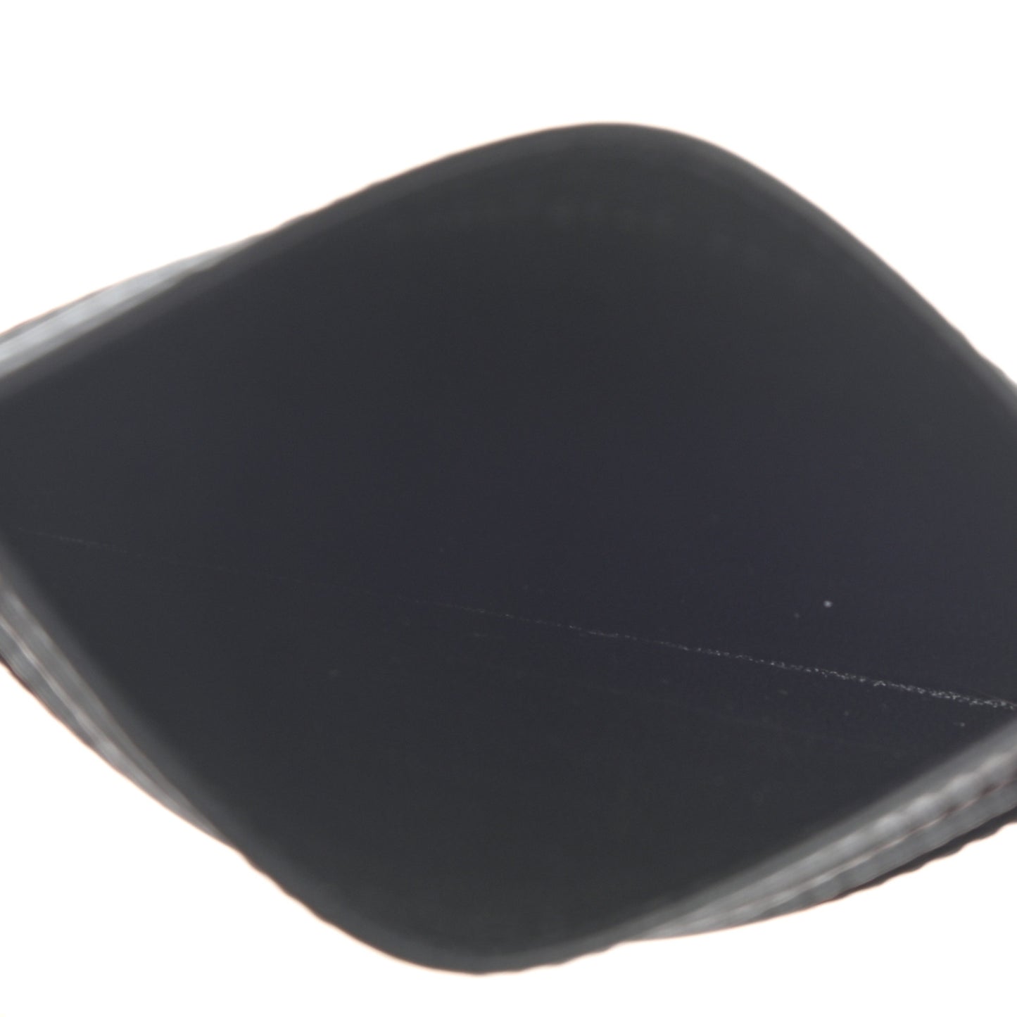 Calfskin Studded Monogram Credit Card Case Black