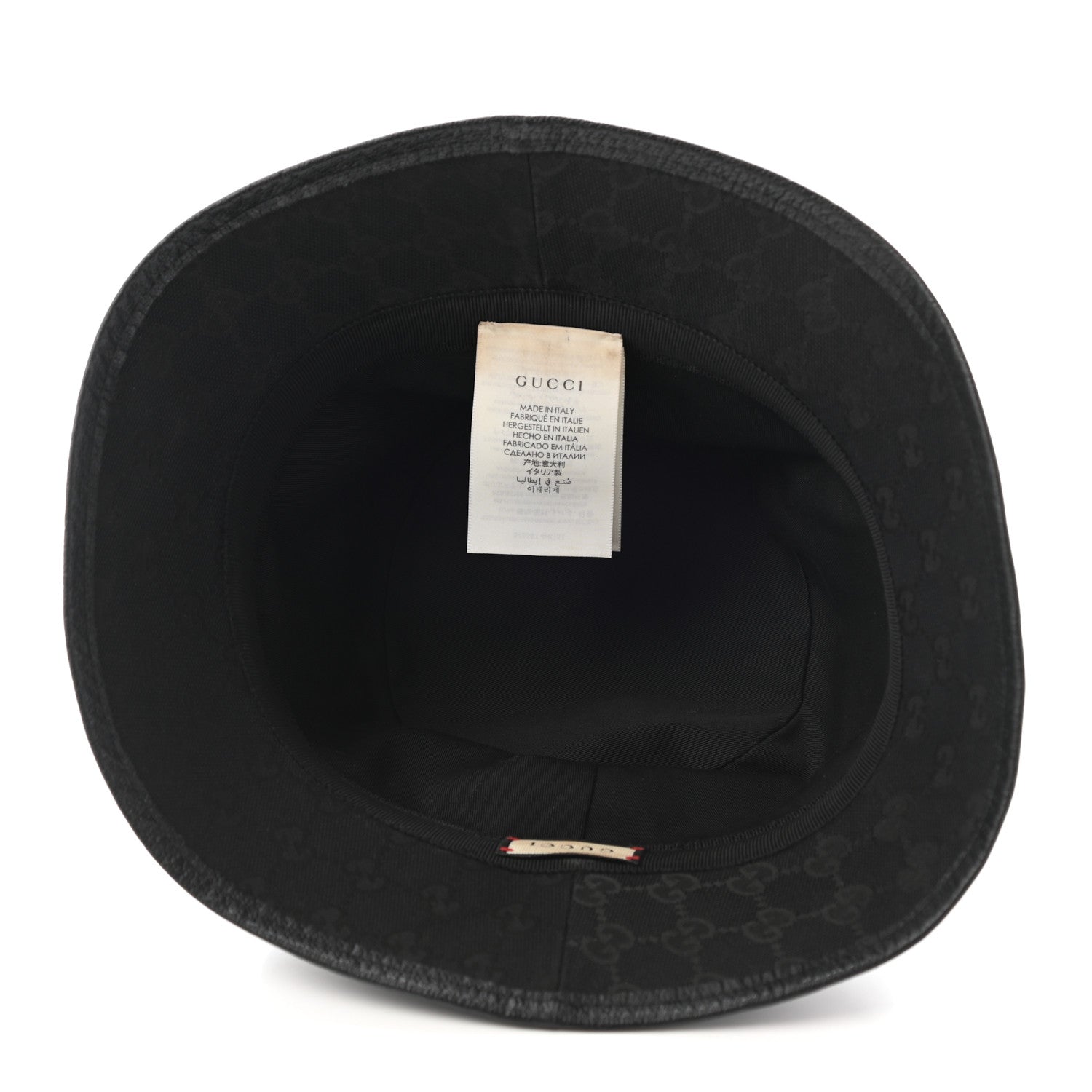 Gucci Monogram GG Canvas Fedora M Black 7 of 11