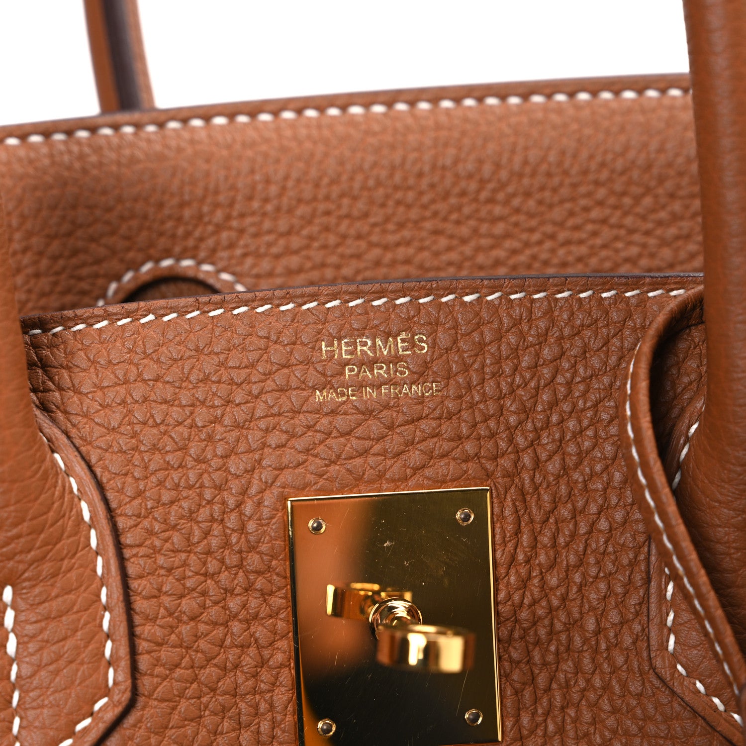 Hermes Togo Birkin 30 Gold 6 of 12