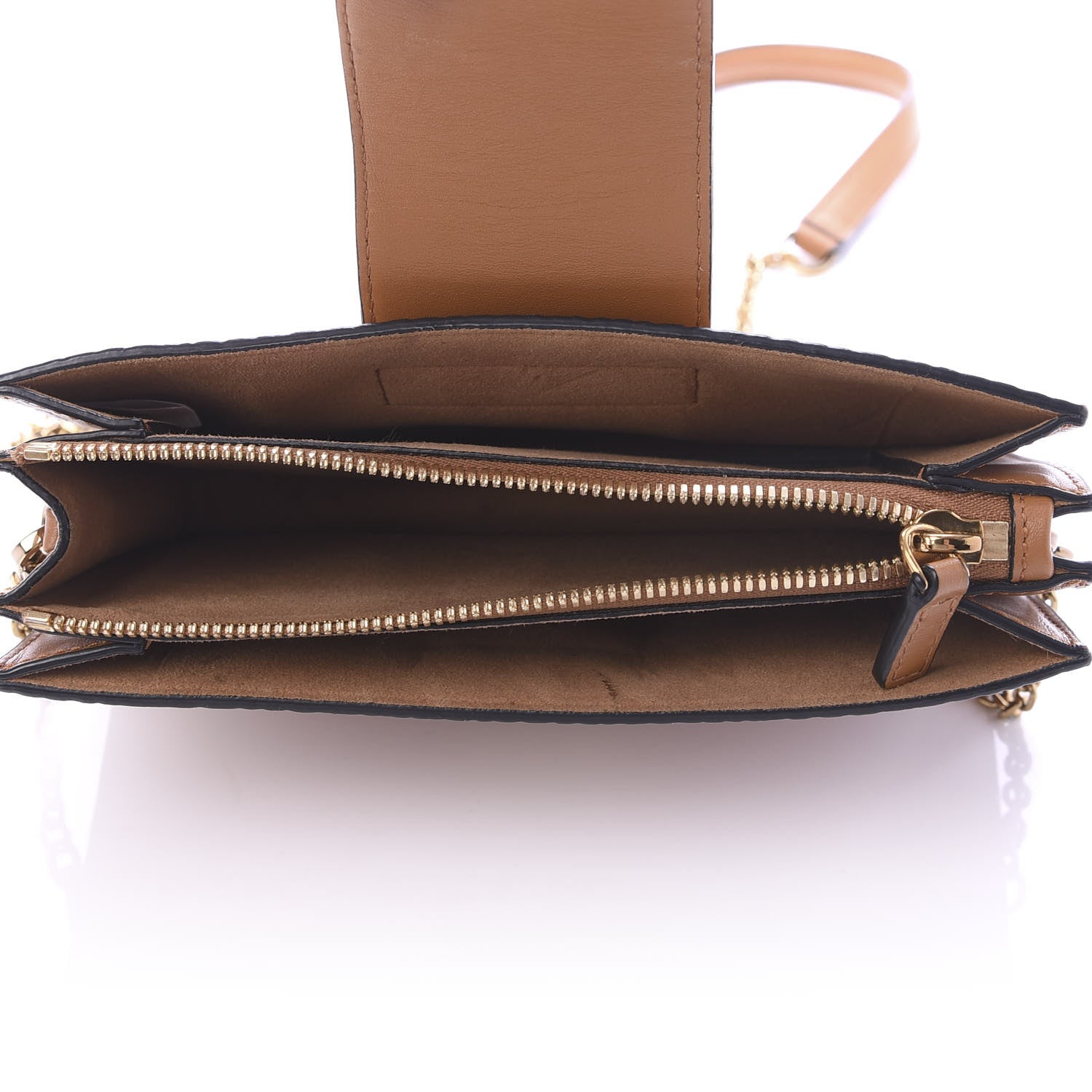 MCM Visetos Small Crossbody Bag Cognac 5 of 10