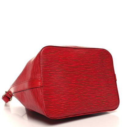 Louis Vuitton Epi Petit Noe Castillan Red 4 of 12