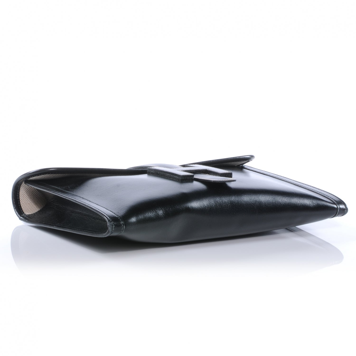 Hermes Box Calf Jige PM Clutch Black 4 of 6