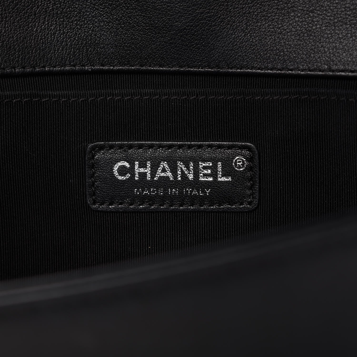 Chanel Calfskin Quilted Medium Boy Flap Black 8 of 10