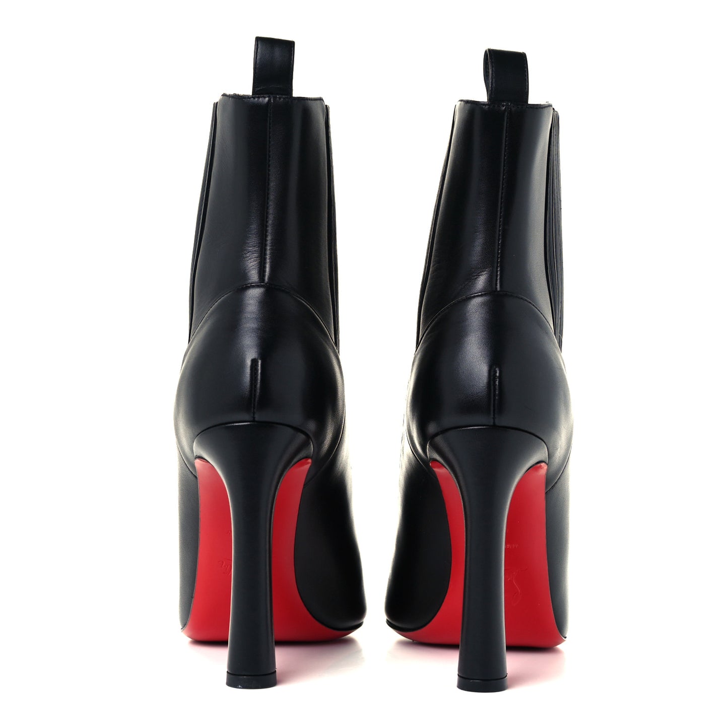 Calfskin Shine Me In The 90s 85 Ankle Boots 38 Black