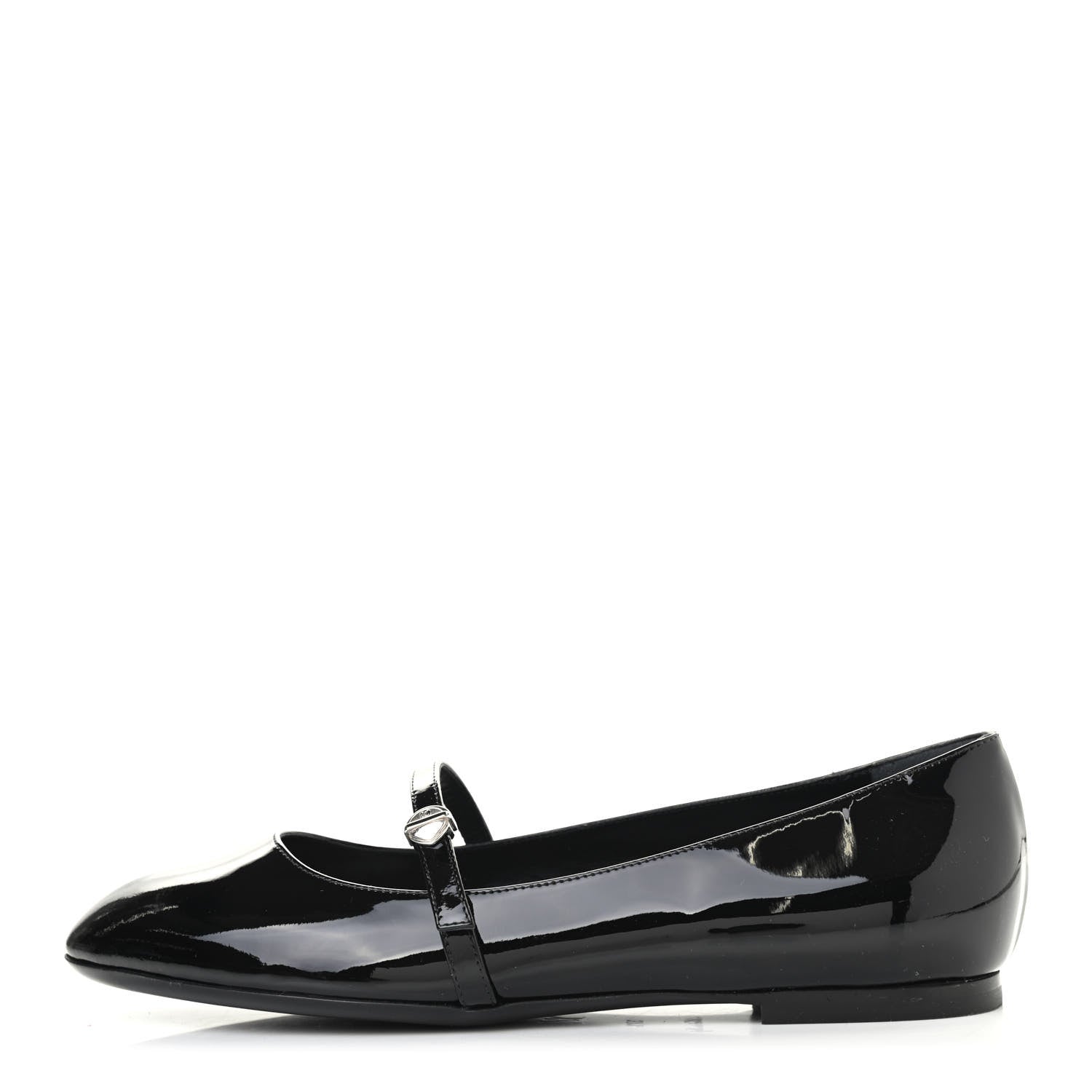 Louis Vuitton Patent Uniformes Ballet Flats 37.5 Black 1 of 8