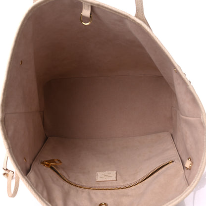 Louis Vuitton Empreinte Monogram Summer Stardust Neverfull MM Beige Clair 6 of 9