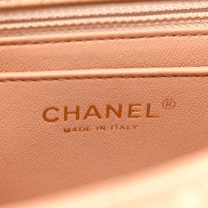 Chanel Caviar Quilted Mini Square Flap Beige 6 of 12
