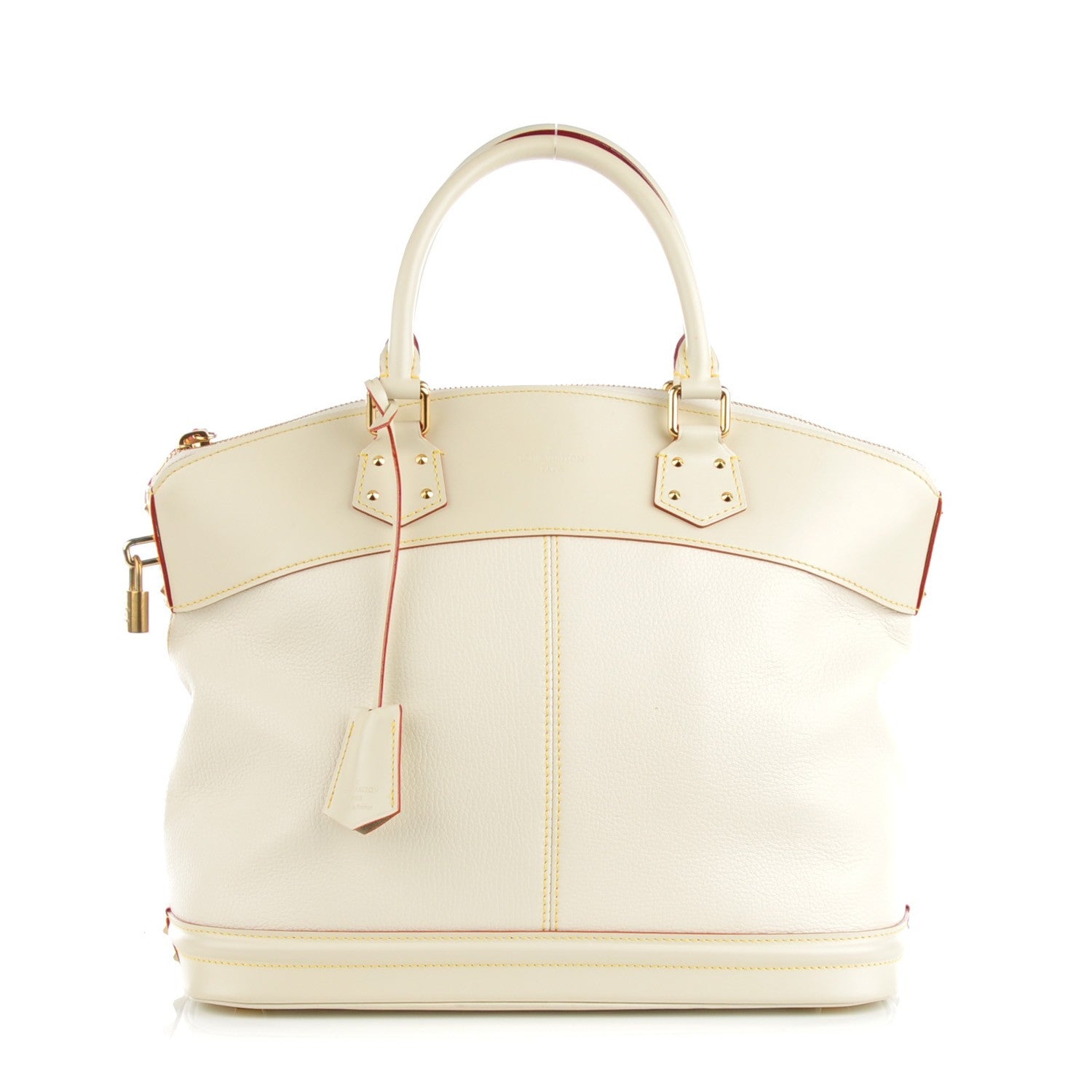 Louis Vuitton Suhali Lockit MM White 1 of 9