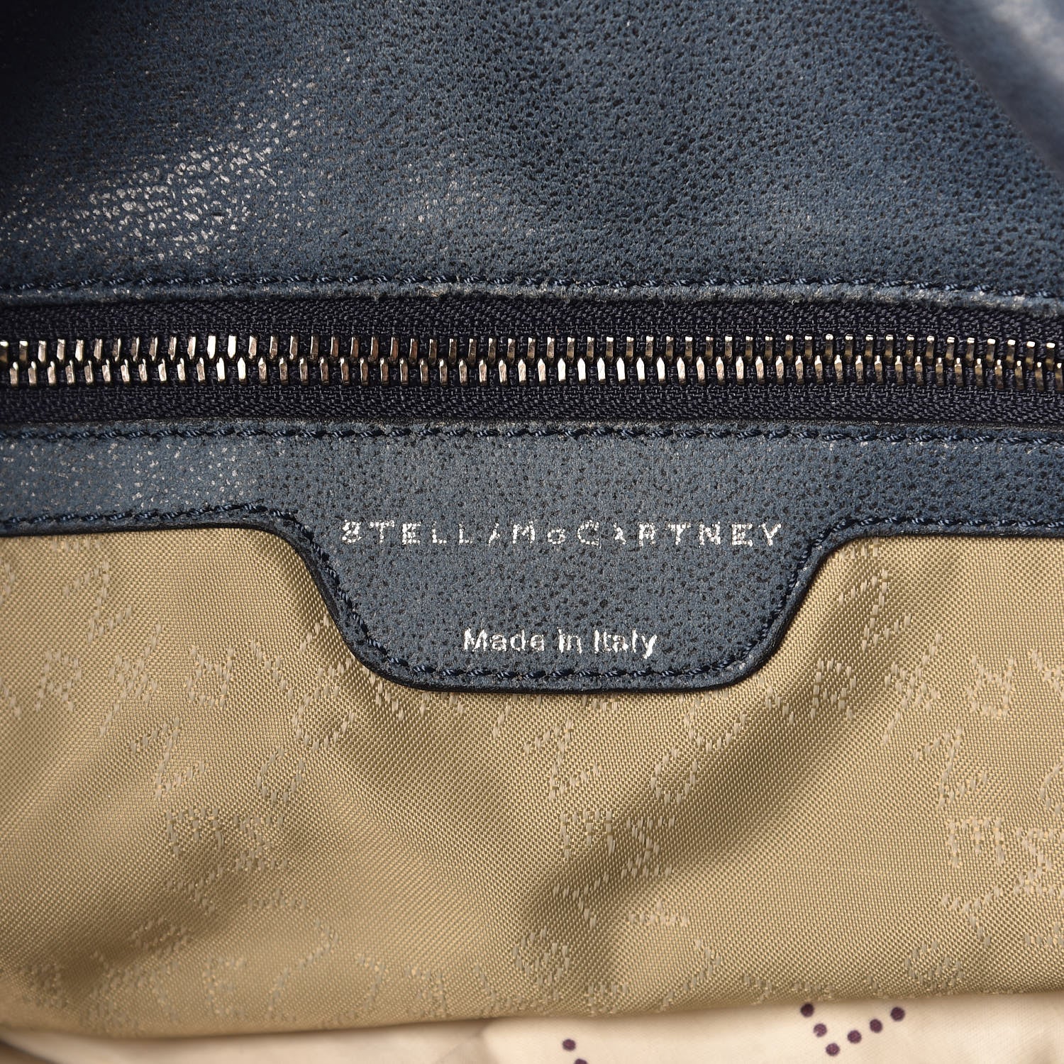 Stella McCartney Shaggy Deer Falabella Fold Over Tote Blue 7 of 7