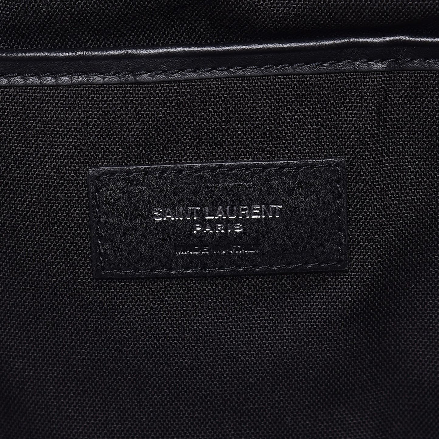 Glitter Canvas City Backpack Black