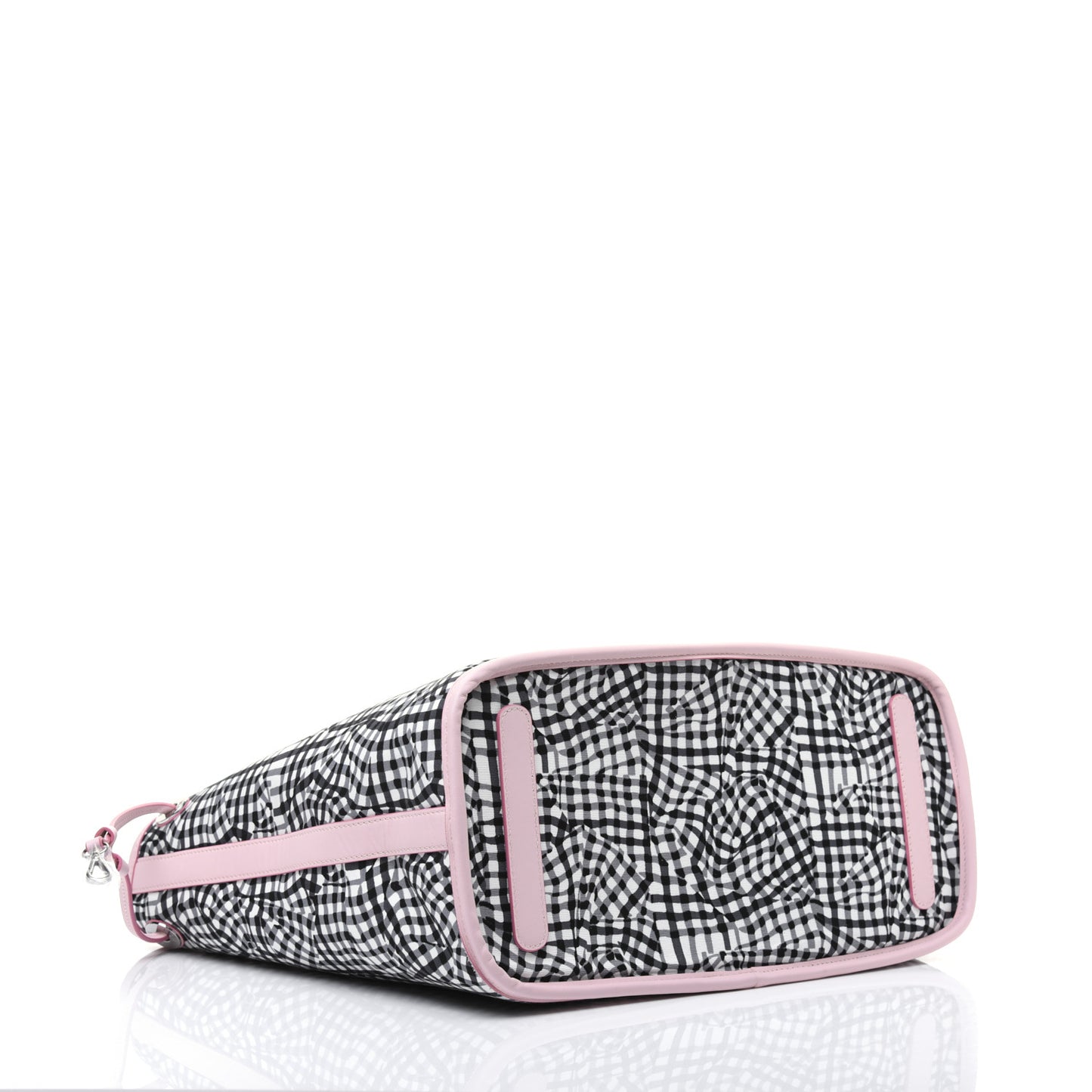 Visetos Medium Liz Reversible Shopper Tote White Powder Pink