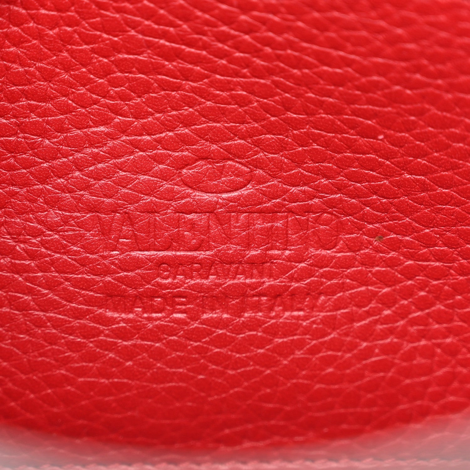 Valentino Garavani Pebbled Calfskin Medium Rockstud Flip Lock Crossbody Bag Rouge Pur 6 of 11