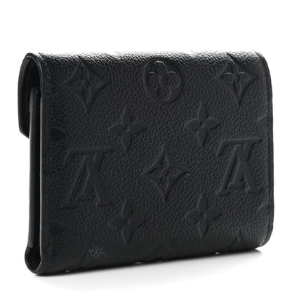 Louis Vuitton Empreinte Victorine Wallet Black 3 of 8