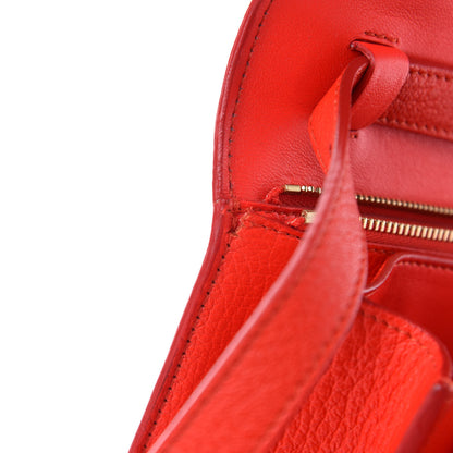 Celine Goatskin Medium Classic Box Flap Bag Alizarin 8 of 13