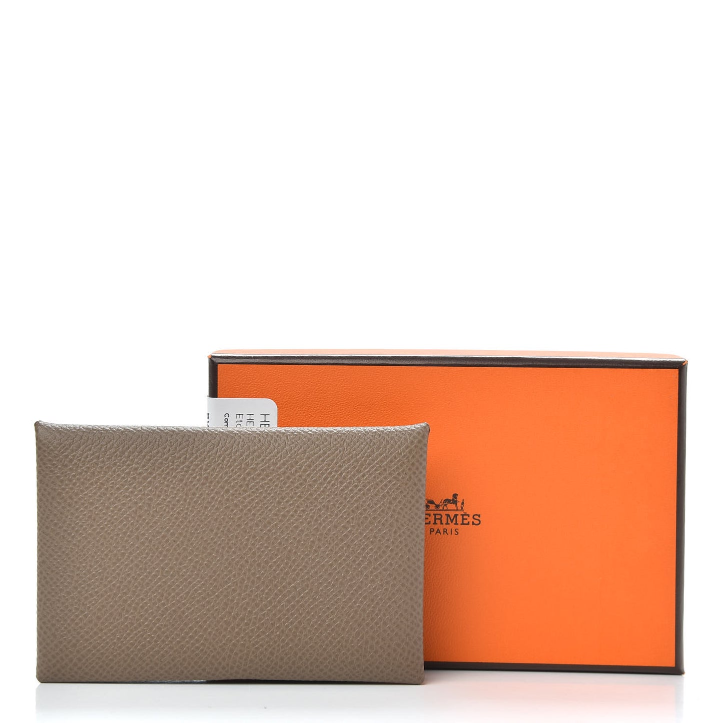 Epsom Calvi Card Case Etoupe
