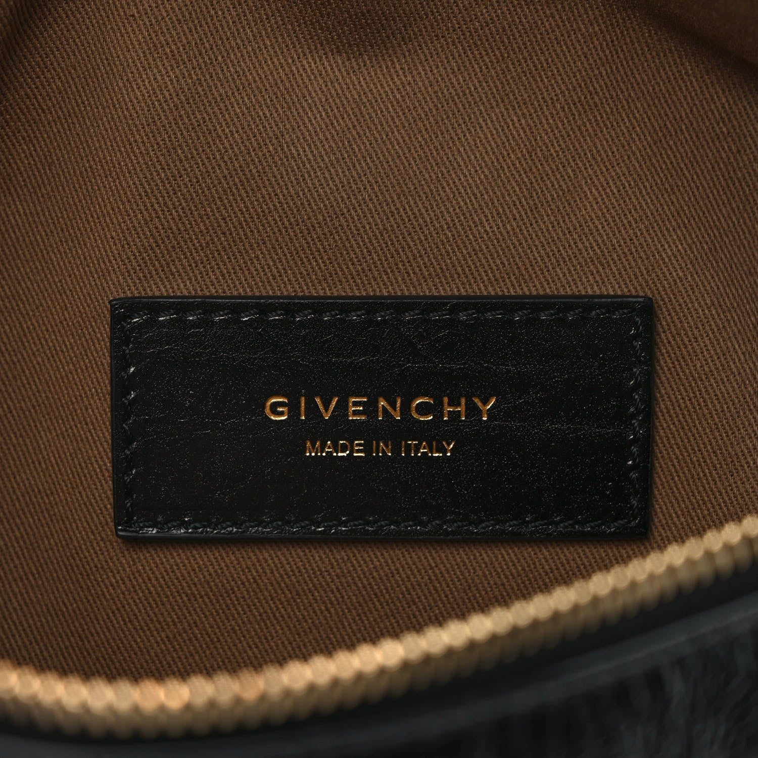 Givenchy Crackle Calfskin ID Belt Bag Black 6 of 8
