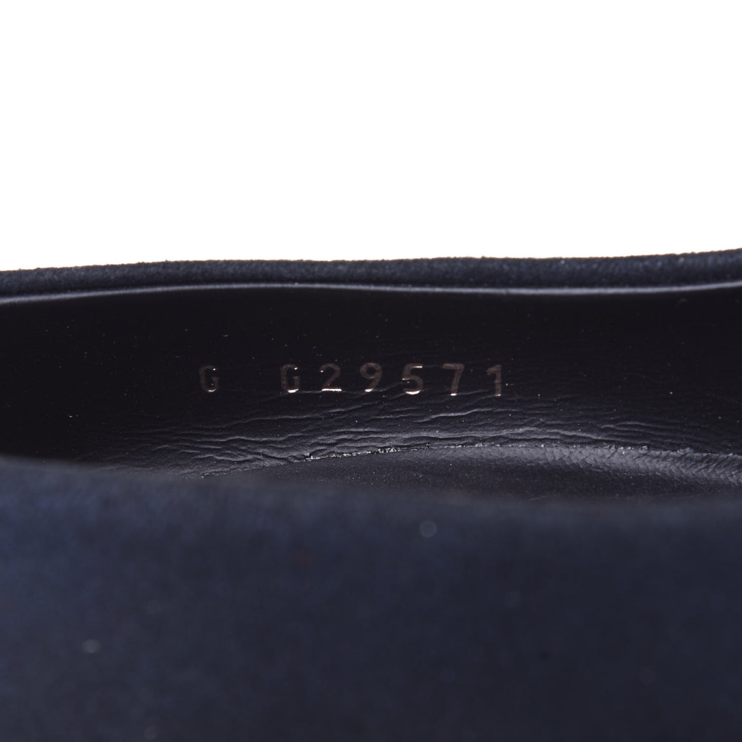 Suede Patent Calfskin Cap Toe CC Pumps 36.5 Navy