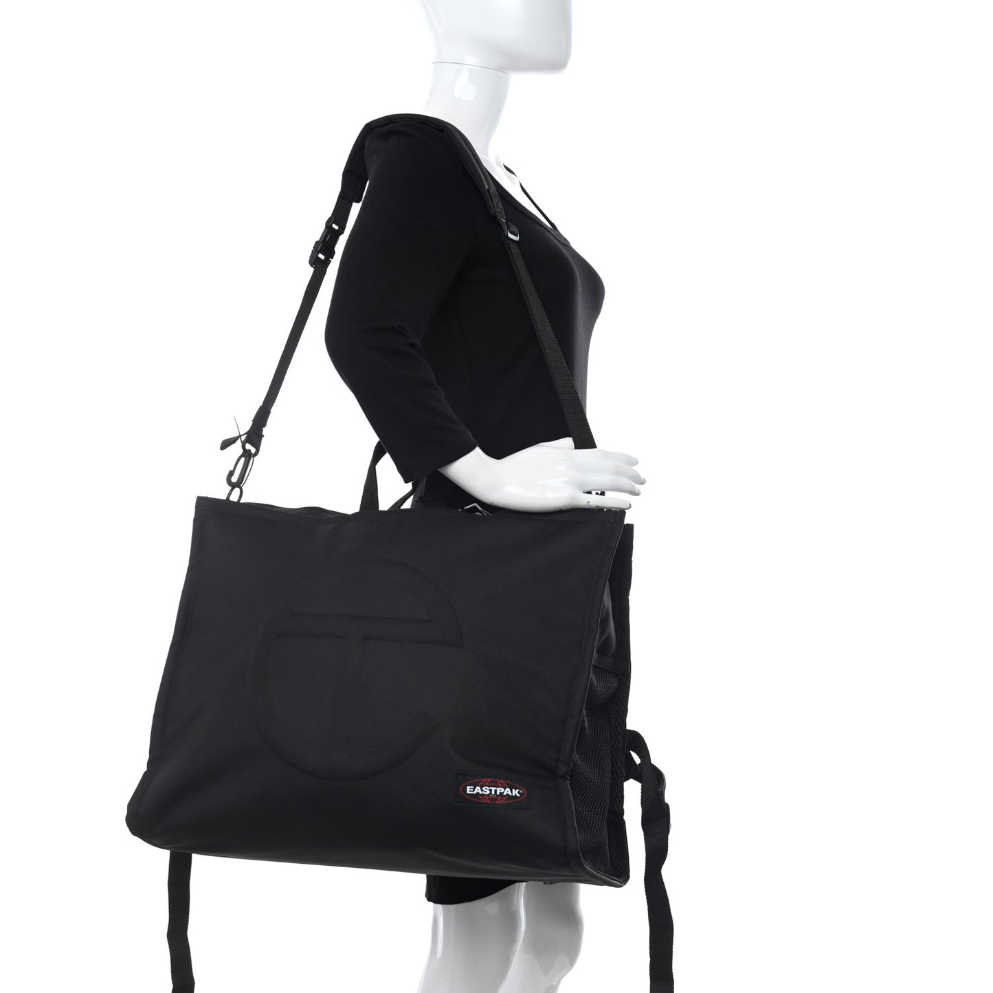x EASTPAK Tactical Nylon Shopper Black