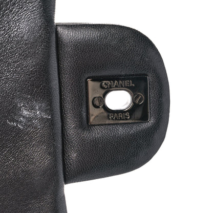 Chanel Sequin Lambskin Jumbo Moonlight on Water Flap Black 6 of 14