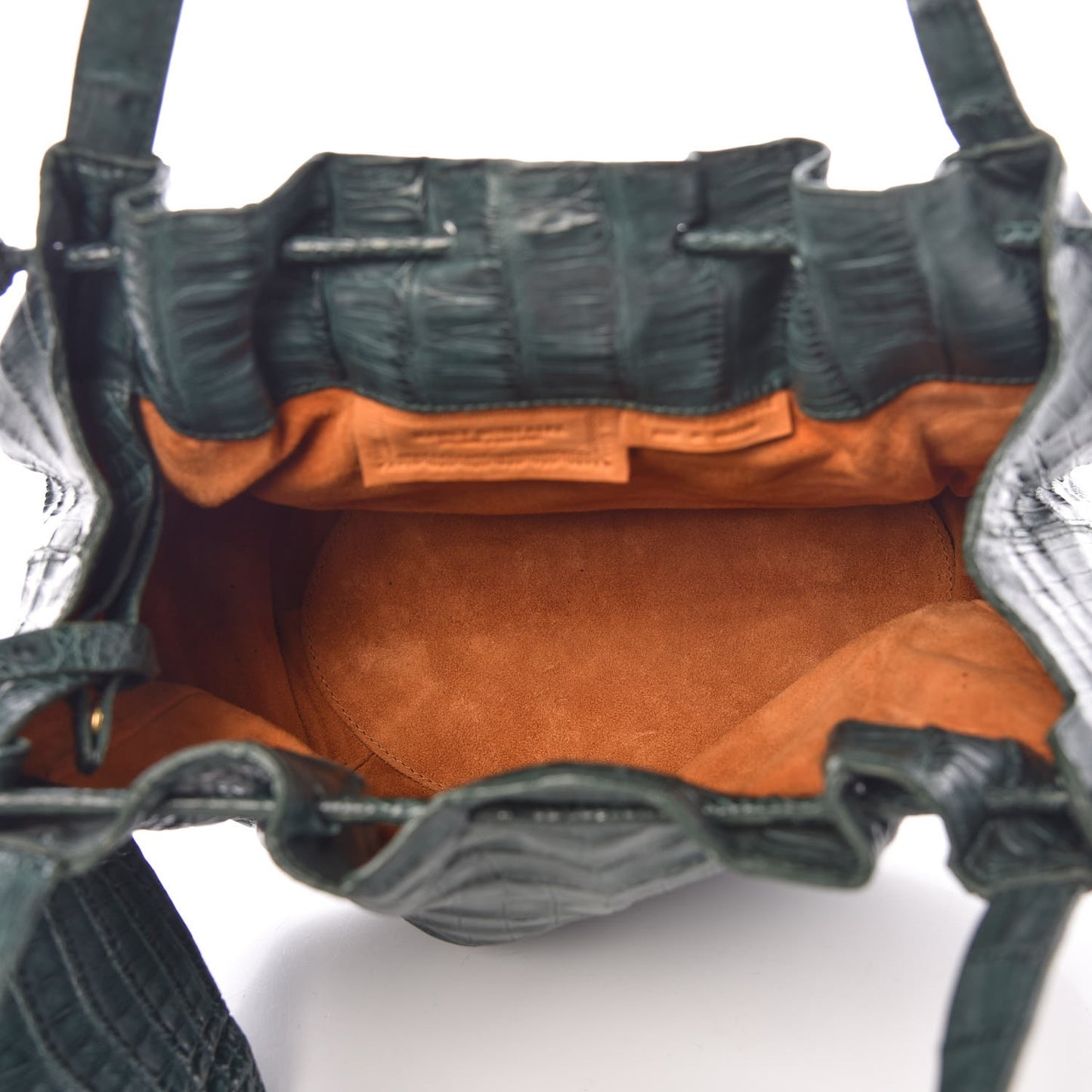 Crocodile Satchel Green