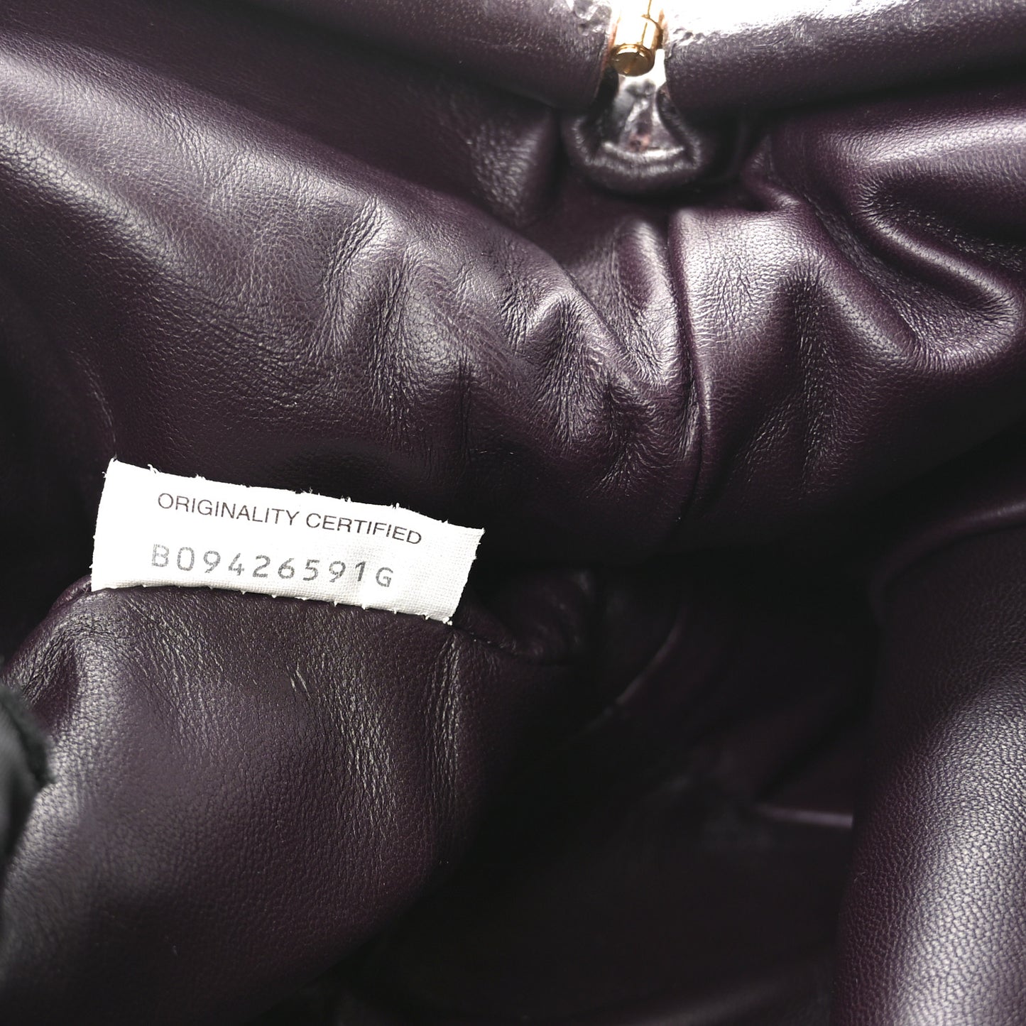 Nappa Maxi Intrecciato The Pouch Oversized Clutch Grape