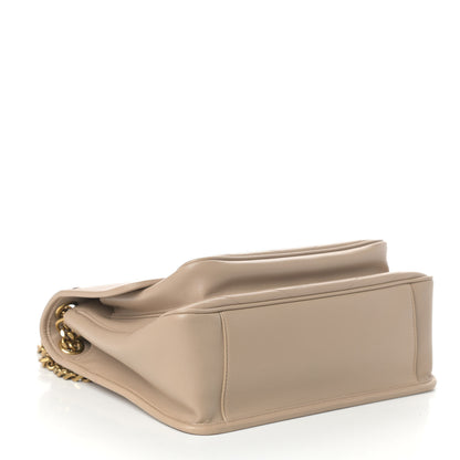 Saint Laurent Lambskin Matelasse Monogram Medium Niki Chain Satchel Dark Beige 4 of 9
