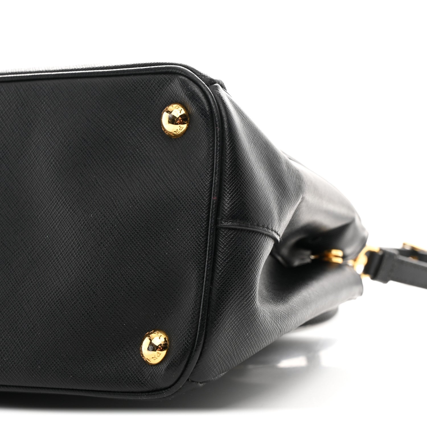 Prada Saffiano Medium Galleria Double Zip Tote Black 10 of 12