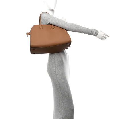 The Row Matte Grained Calfskin Soft Margaux 15 Sandpit 2 of 10