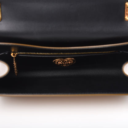 Dolce & Gabbana Metallic Calfskin Medium Devotion Crossbody Bag Gold 5 of 12