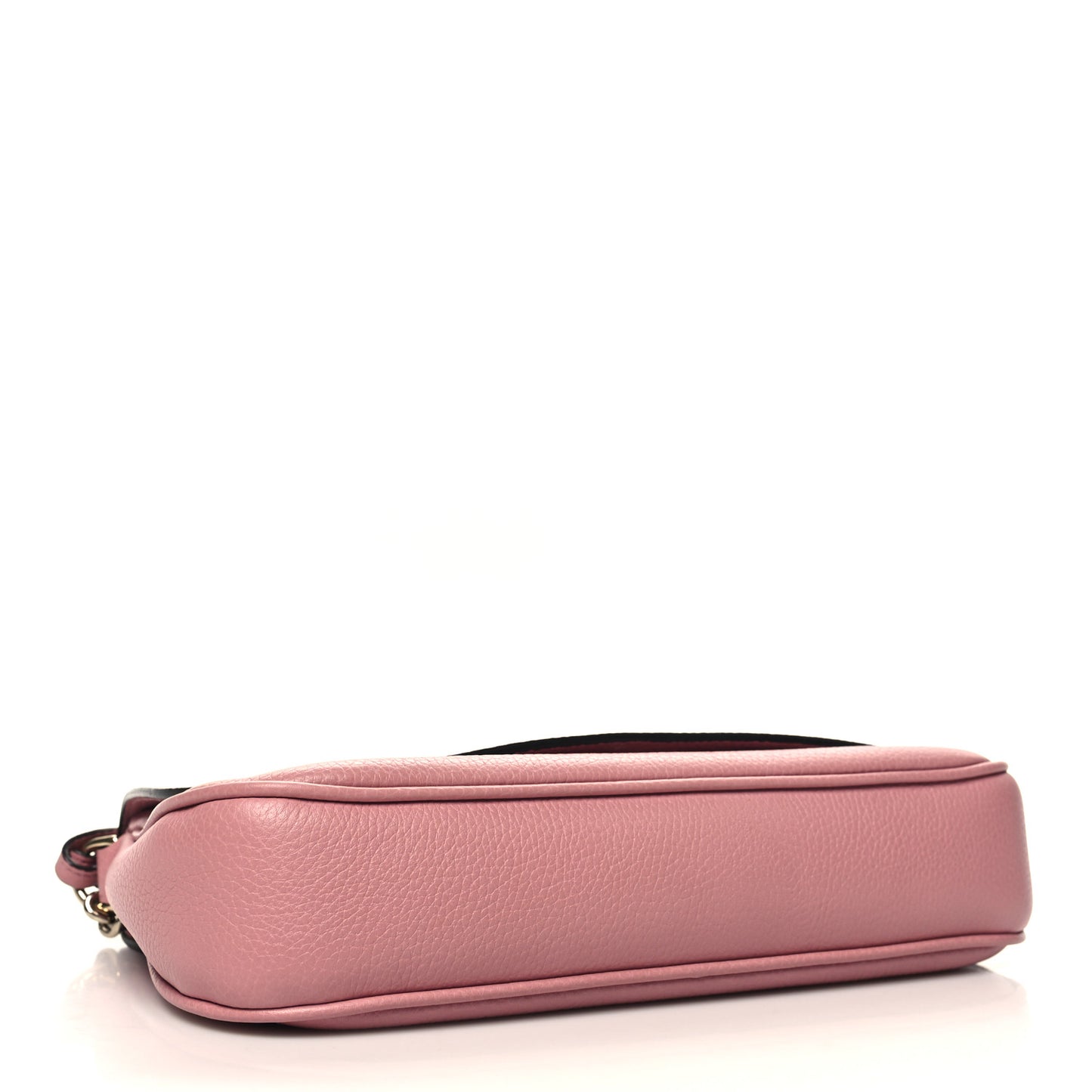 Pebbled Calfskin Medium Soho Flap Crossbody Pink