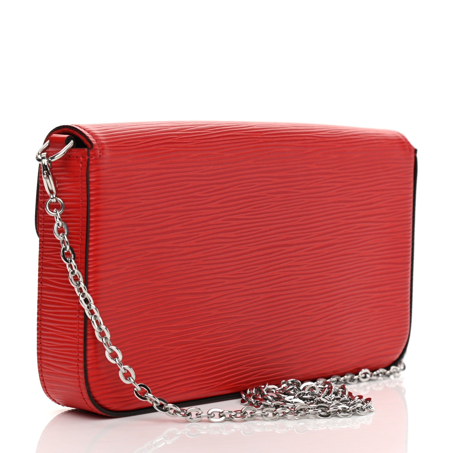 Louis Vuitton Epi Pochette Felicie Coquelicot 4 of 11