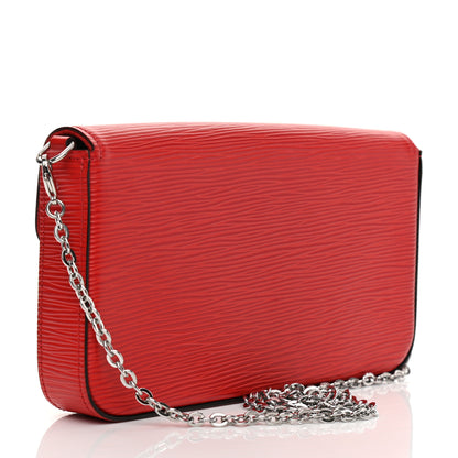 Louis Vuitton Epi Pochette Felicie Coquelicot 4 of 11