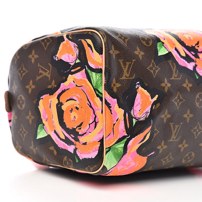 Louis Vuitton Monogram Roses Speedy 30 11 of 13