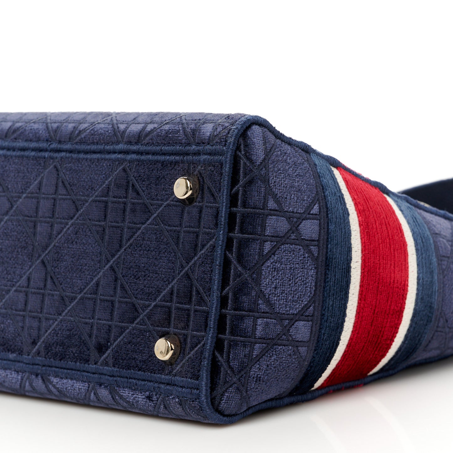 Velvet Cannage Medium Lady D-Lite Blue Red White