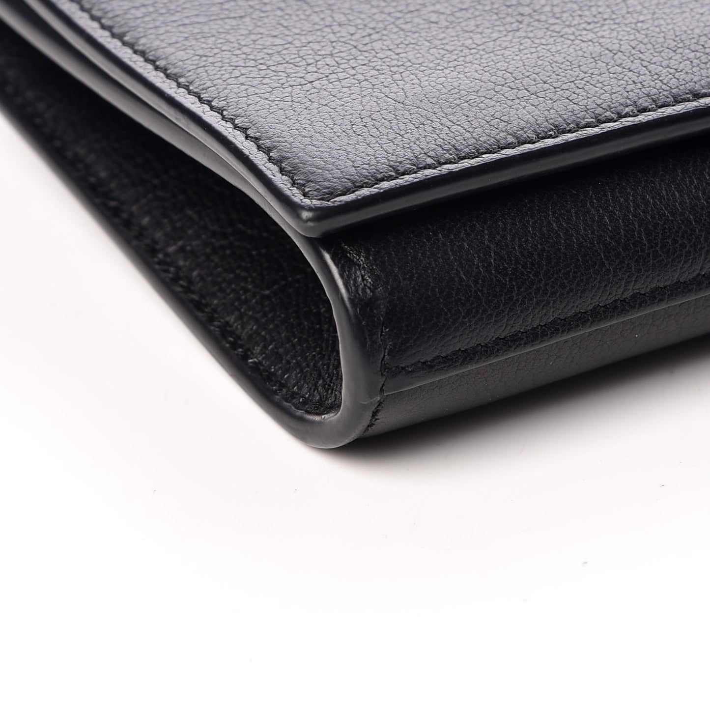Calfskin Monogram Large Belle De Jour Clutch Black