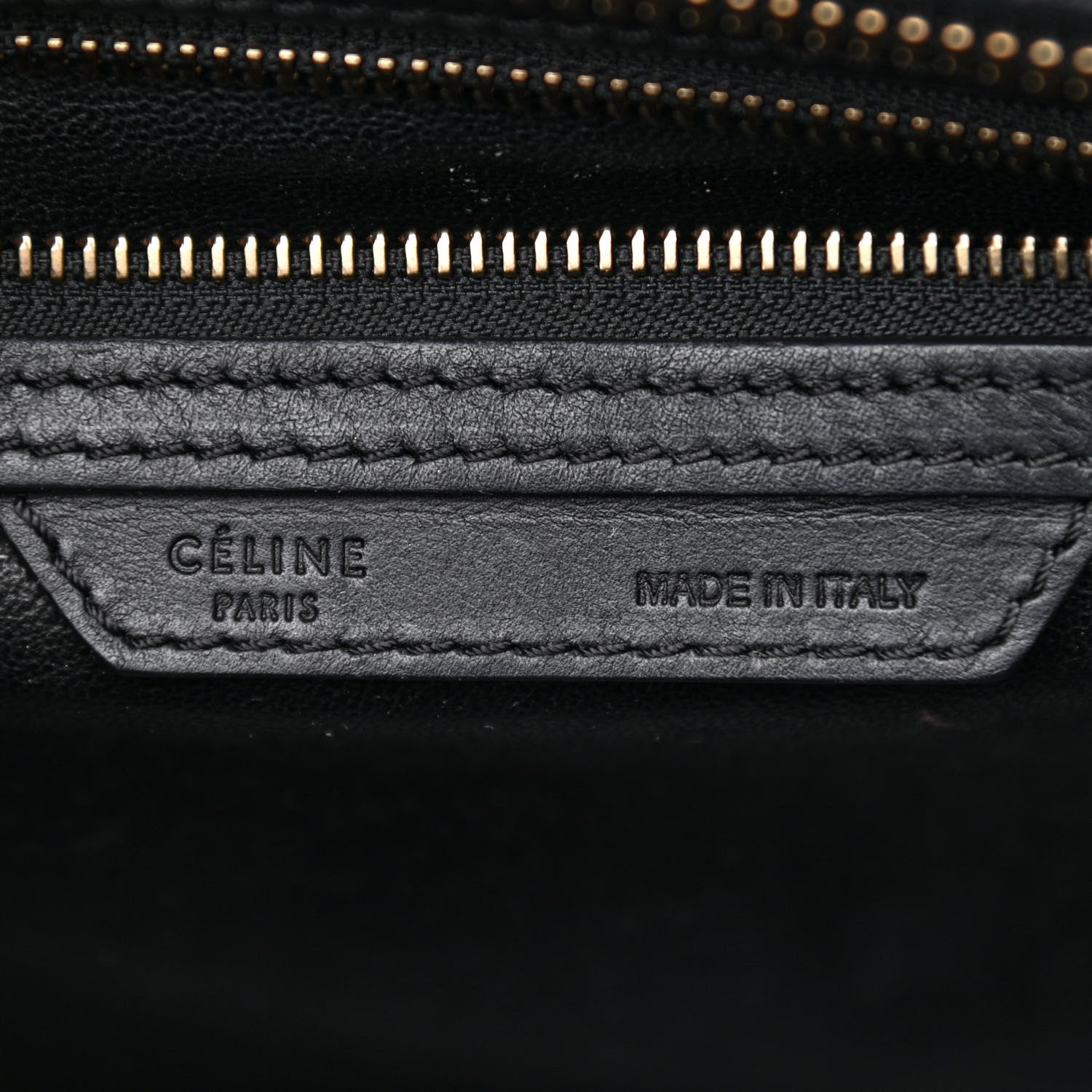 Celine Smooth Calfskin Micro Luggage Black 6 of 11